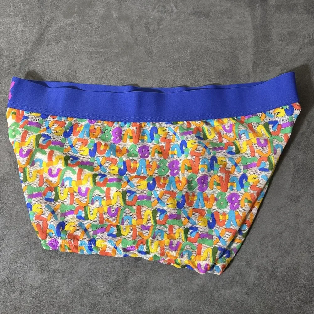 Savage Fenty X Women’s Lace Multicolor Underwear Boxer Brief L Girlfriend